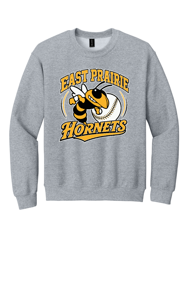 Tuscola Baseball 2026 Gildan 18000 Hornet Logo - Sport Grey