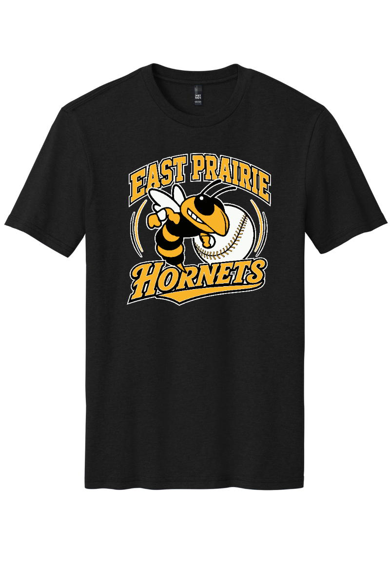 Tuscola Hornets Baseball 2026 - District Perfect Blend CVC Tee - Hornet Logo - DM108