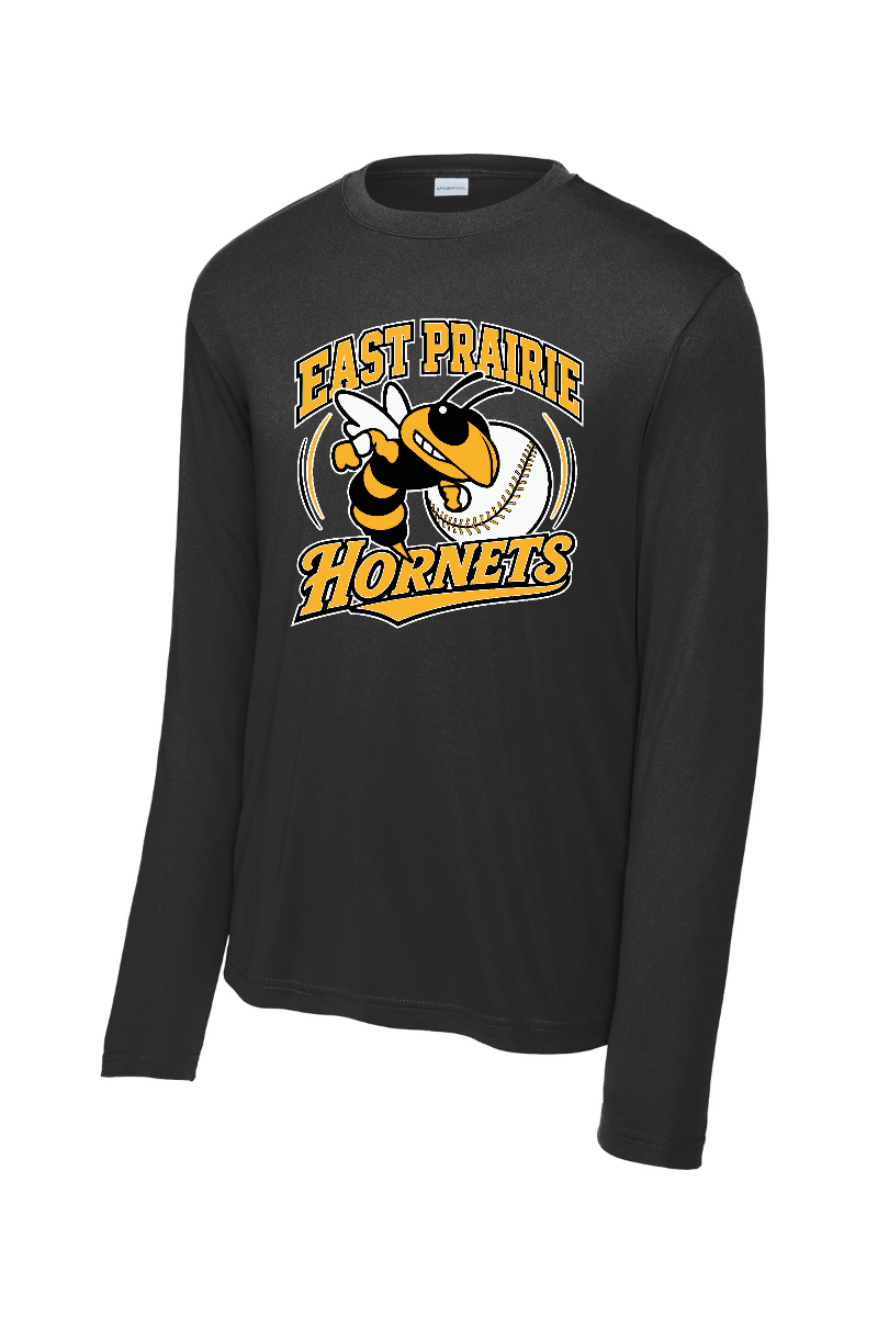 Tuscola Hornets Baseball 2026 - Sport-Tek L/S PosiCharge Competitor Tee - Hornet Logo - ST350LS
