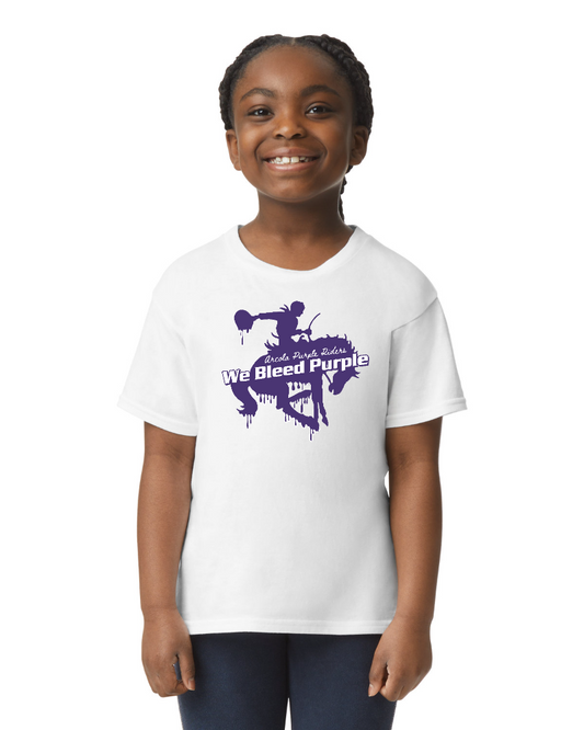 Sports Boosters Bleed Purple - Gildan Soft Style Ring Spun Youth Cotton T-Shirt - G640B