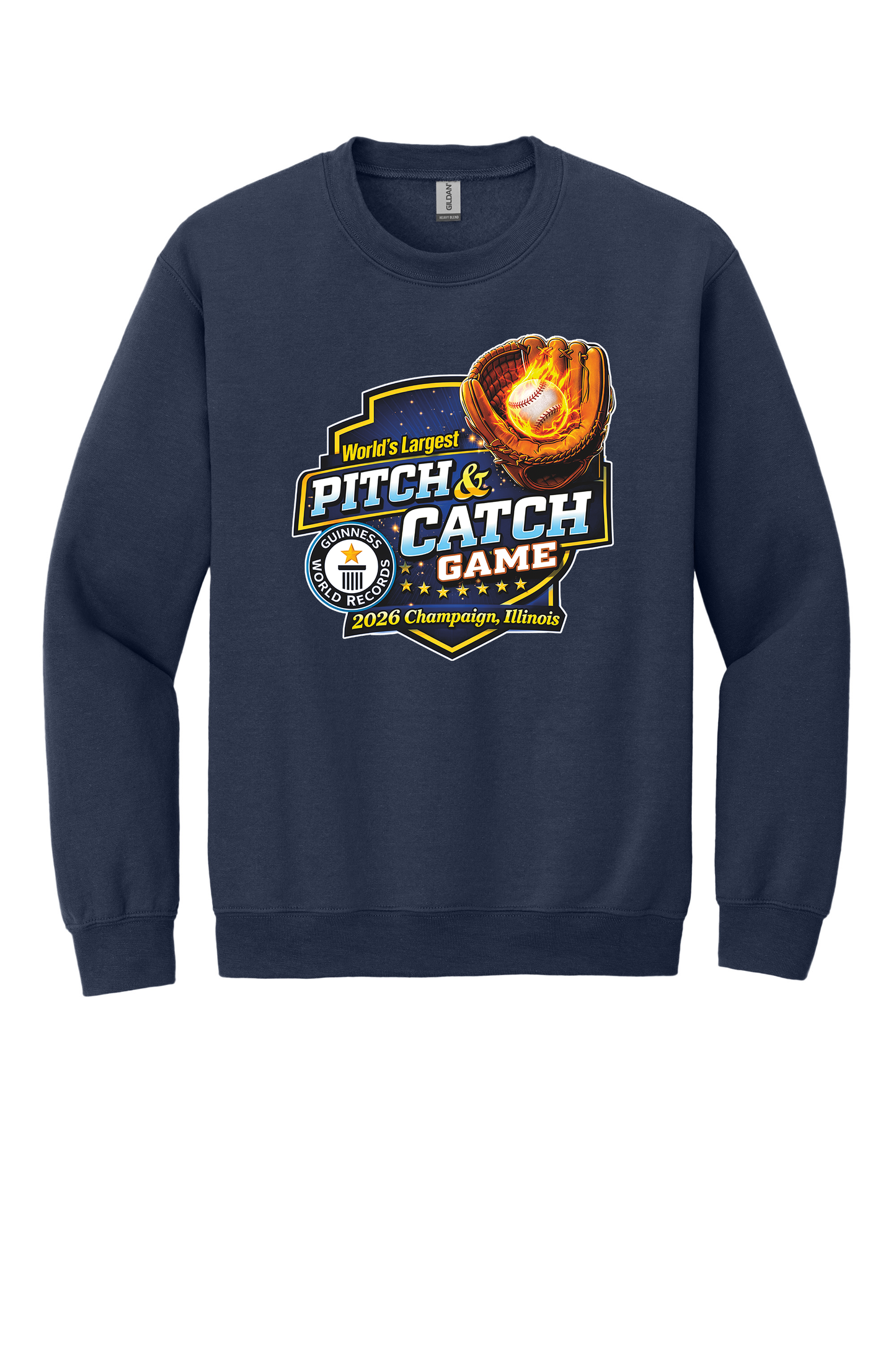 Guinness World Record Pitch & Catch Crewneck Sweatshirt - 18000