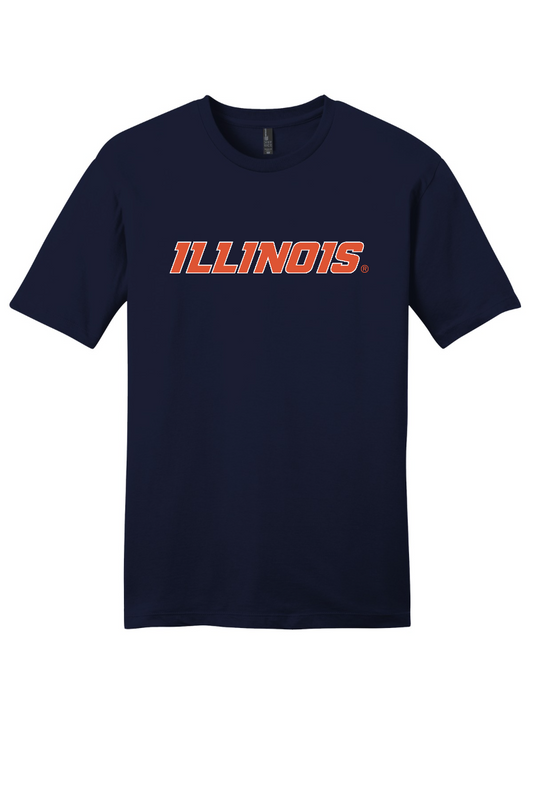 Fighting Illini - Illinois Wordmark - DT6000 New Navy