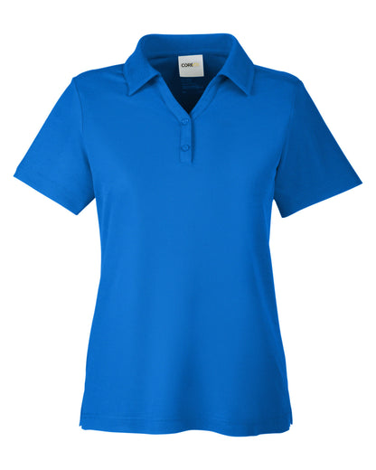 CE112W CORE365 Ladies' Fusion ChromaSoft™ Pique Polo