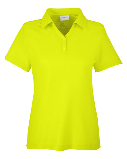 CE112W CORE365 Ladies' Fusion ChromaSoft™ Pique Polo