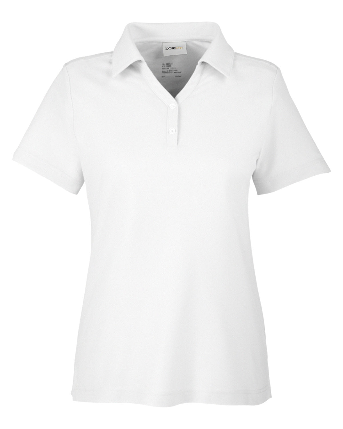 CE112W CORE365 Ladies' Fusion ChromaSoft™ Pique Polo