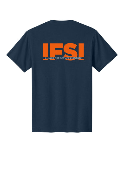 IFSI Webstore - Port & Company Core Cotton Tee - 2023 Bold Back - PC54 [Navy] Back