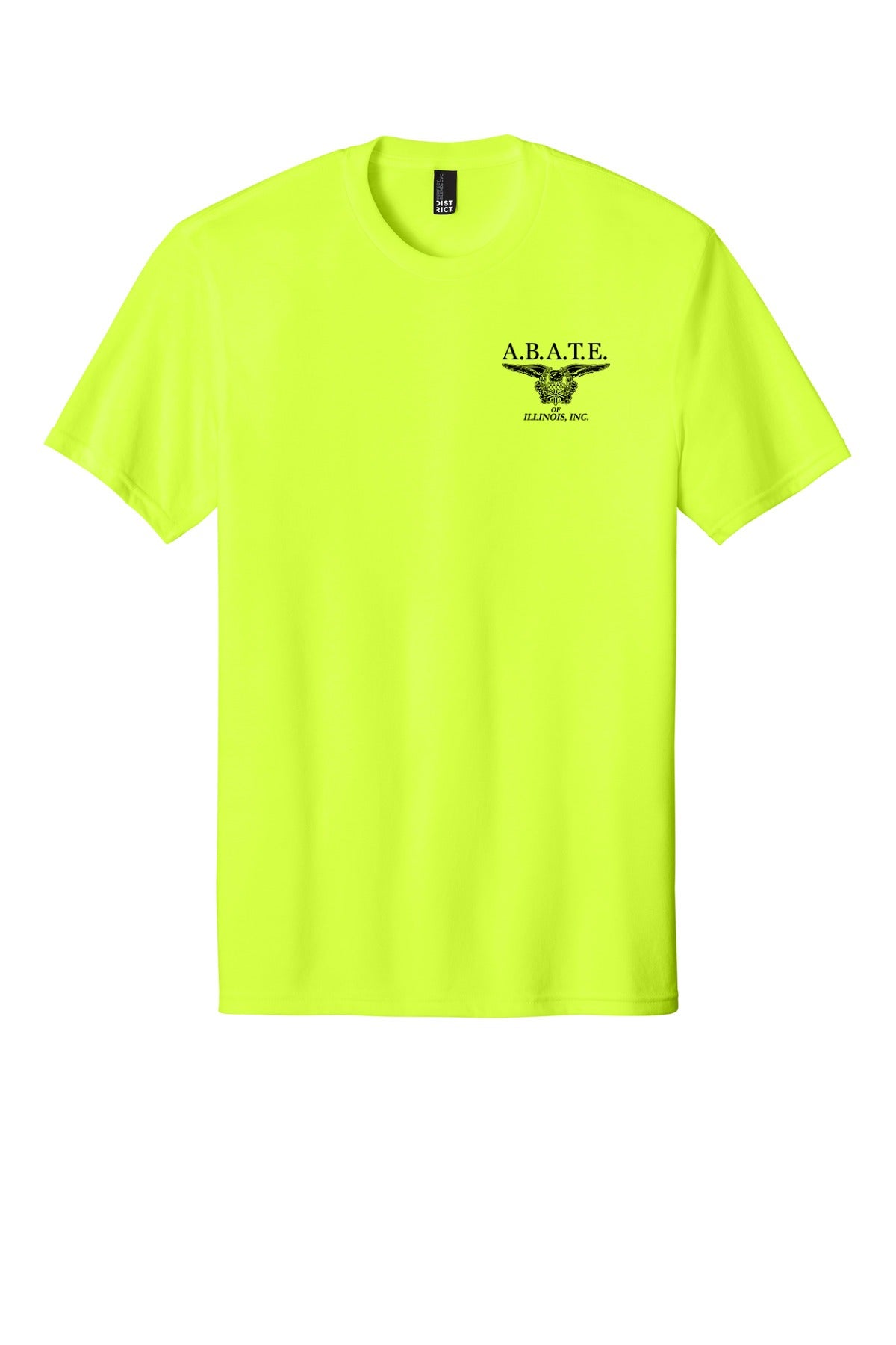 Abate Design 01 District Perfect Blend CVC Tee DM108 S. Green front