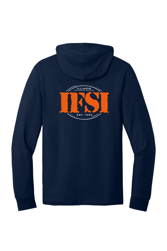 IFSI Webstore - Jerzees Classics Unisex Cotton Long Sleeve Hooded T-Shirt - 2026 Teach Train - 363LH [J. Navy] Back