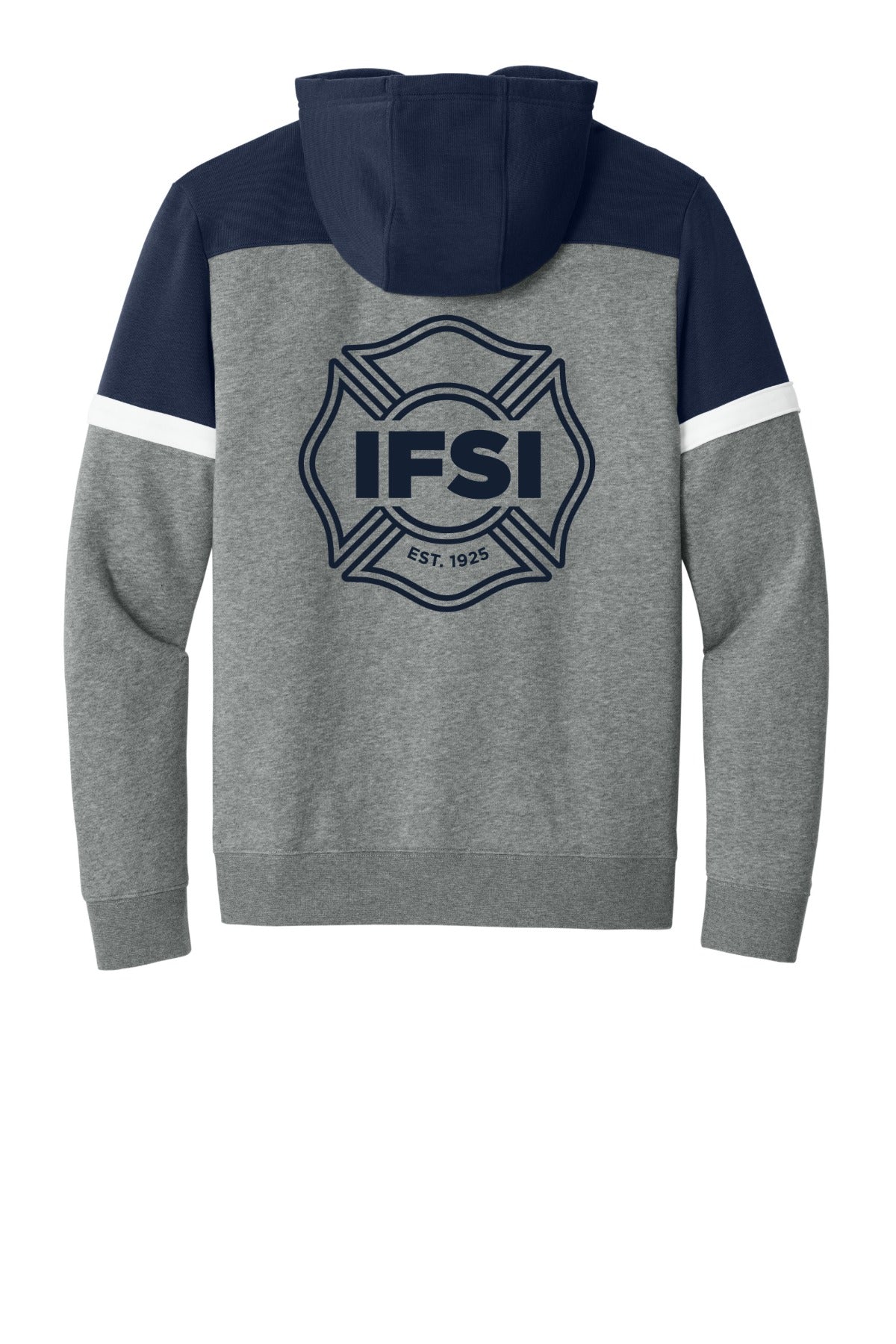 IFSI Webstore - Wordmark Front (1925 Crest Back) - STF205 [True Navy/ Vintage Heather] Back