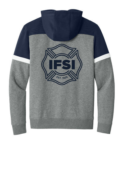 IFSI Webstore - Wordmark Front (1925 Crest Back) - STF205 [True Navy/ Vintage Heather] Back