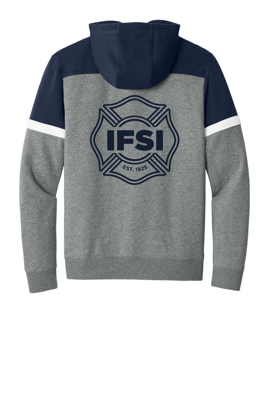 IFSI Webstore - Wordmark Front (1925 Crest Back) - STF205 [True Navy/ Vintage Heather] Back
