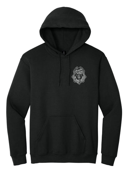 IFSI Webstore - Wordmark Back (Badge Front) - 18500 [Black] Front