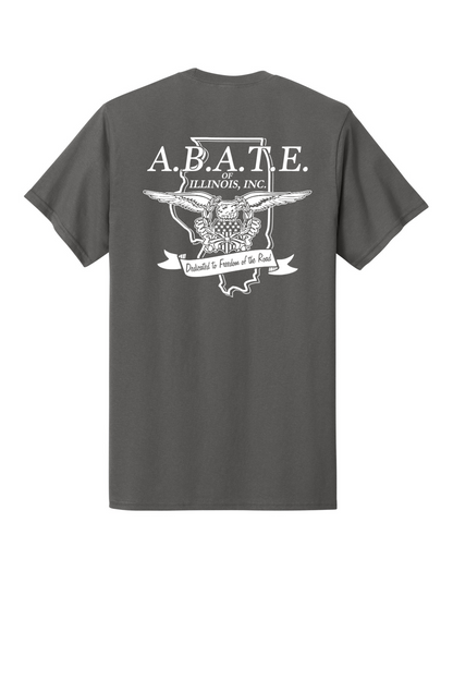 Abate Design 01 Pocket Tee Charcoal back
