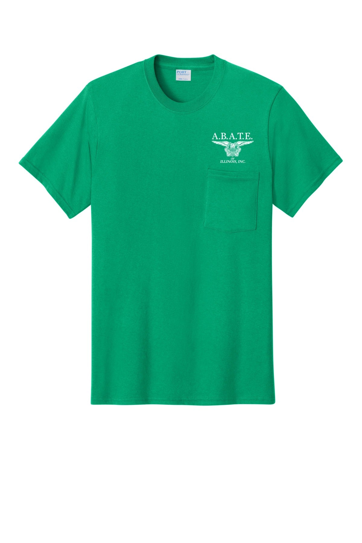 Abate Design 01 Pocket Tee Kelly front