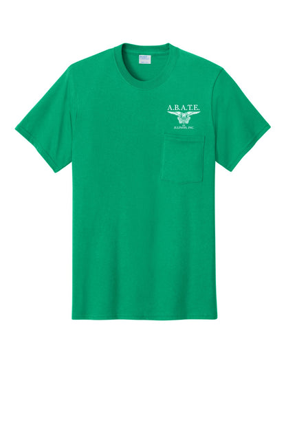 Abate Design 01 Pocket Tee Kelly front
