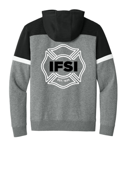 IFSI Webstore - Wordmark Front (1925 Crest Back) - STF205 [Black/ Vintage Heather] Back