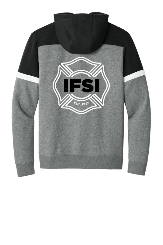 IFSI Webstore - Wordmark Front (1925 Crest Back) - STF205 [Black/ Vintage Heather] Back