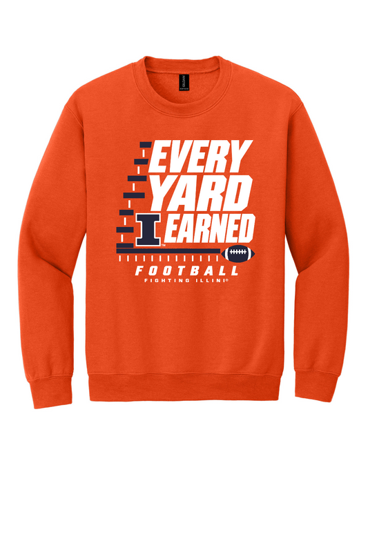Fighting Illini - Every Yard Earned - 18000 Orange