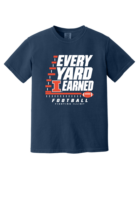 Fighting Illini - Every Yard Earned - 1717 True Navy