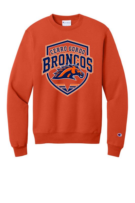 Cerro Gordo Broncos PTO - S6000 [Orange] - Shield