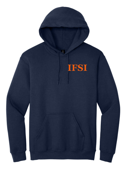 IFSI Webstore - Gildan Heavy Blend Hooded Sweatshirt - 2023 Bold Back - 18500 [Navy] Front