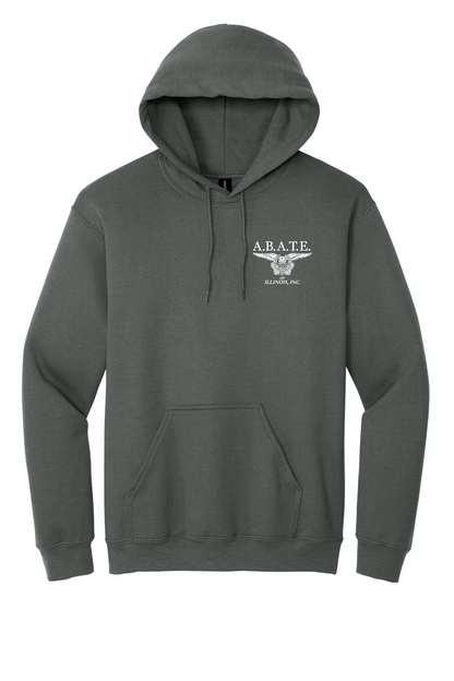 Abate - Abate of illinois - Design 01 - Hoodies - Gildan 18500 - Charcoal - Front