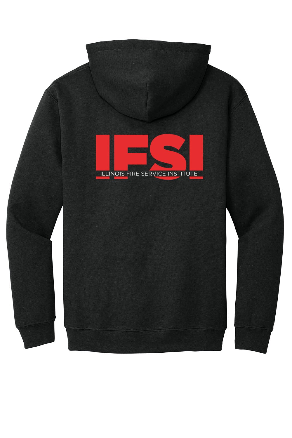 IFSI Webstore - Gildan Heavy Blend Hooded Sweatshirt - 2023 Bold Back - 18500 [Black] Back