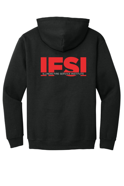 IFSI Webstore - Gildan Heavy Blend Hooded Sweatshirt - 2023 Bold Back - 18500 [Black] Back