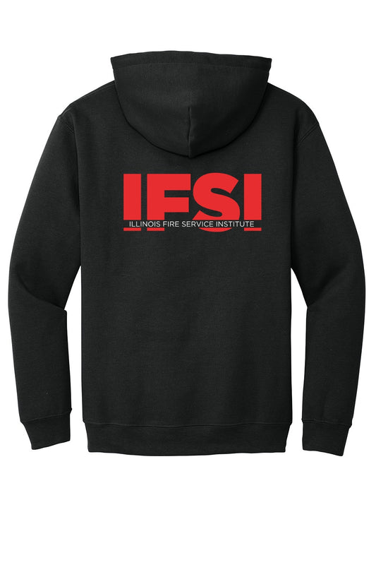 IFSI Webstore - Gildan Heavy Blend Hooded Sweatshirt - 2023 Bold Back - 18500 [Black] Back