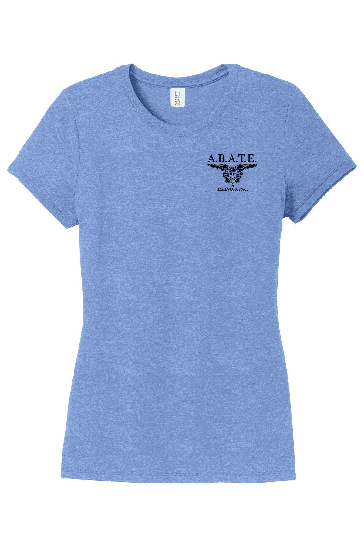 Abate Design 01 District Women's Perfect Tri Tee Maritime Frost front