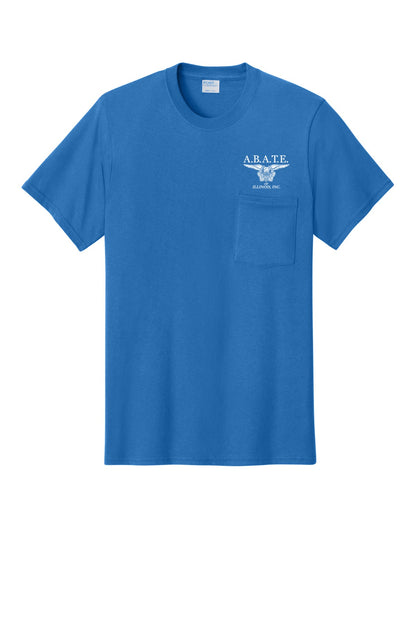 Abate Design 01 Pocket Tee Royal front