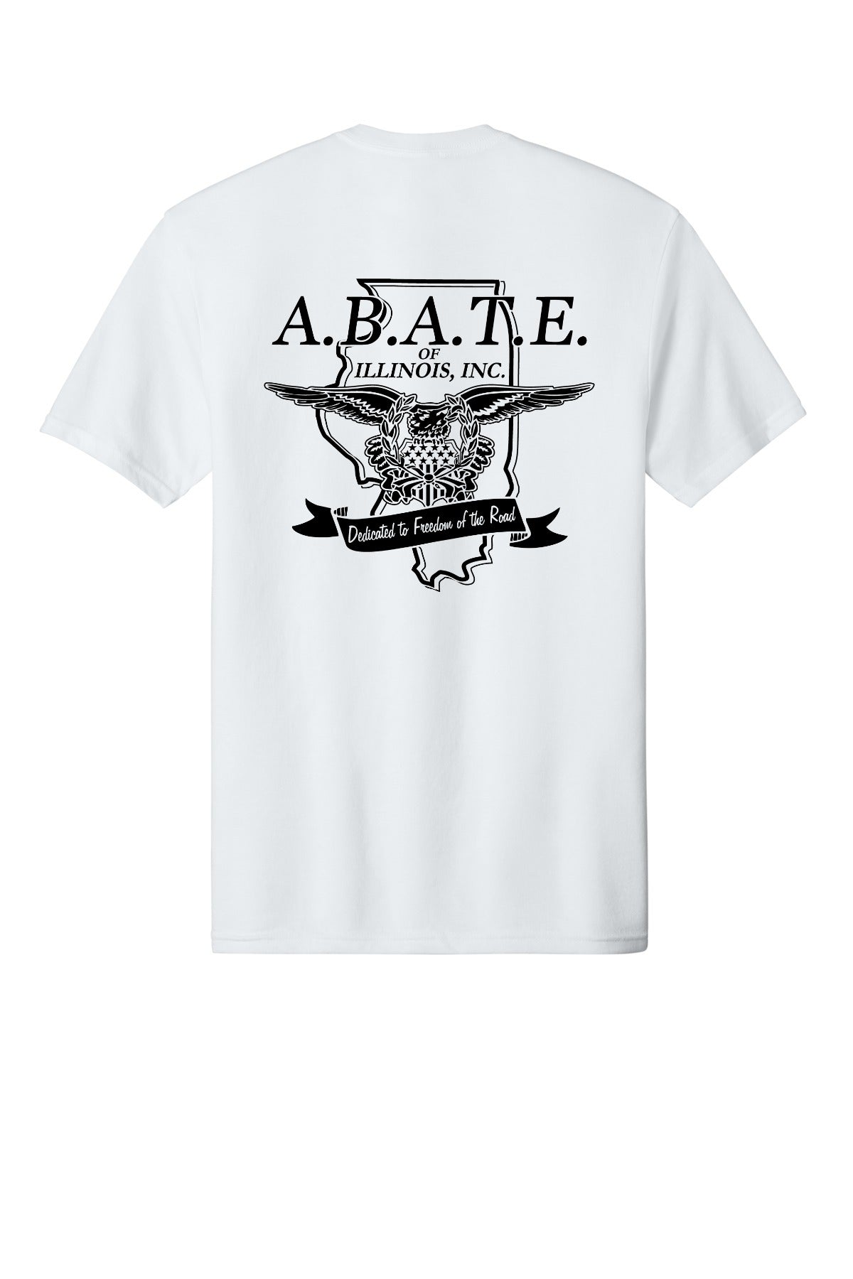 Abate Design 01 District Perfect Blend CVC Tee DM108 White back