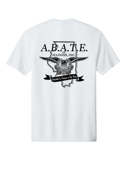 Abate Design 01 District Perfect Blend CVC Tee DM108 White back