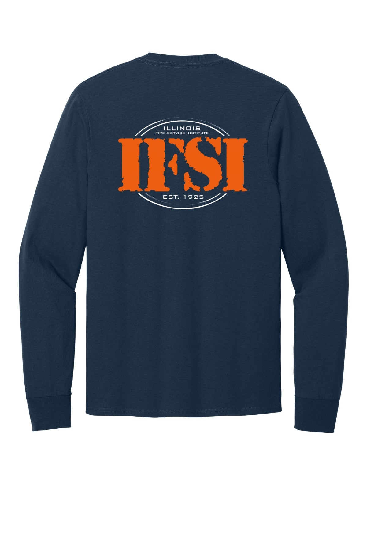 IFSI Webstore - Port & Company Long Sleeve Core Cotton Tee - 2026 Teach Train - PC54LS [Navy] Back