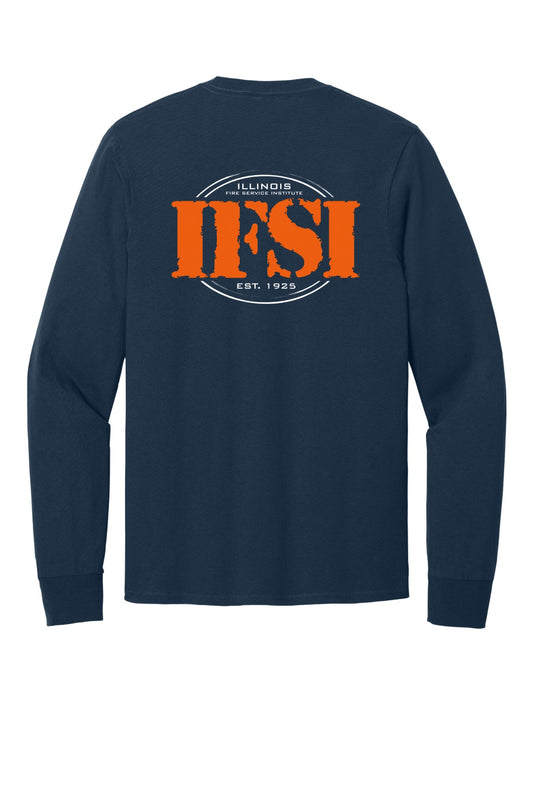 IFSI Webstore - Port & Company Long Sleeve Core Cotton Tee - 2026 Teach Train - PC54LS [Navy] Back