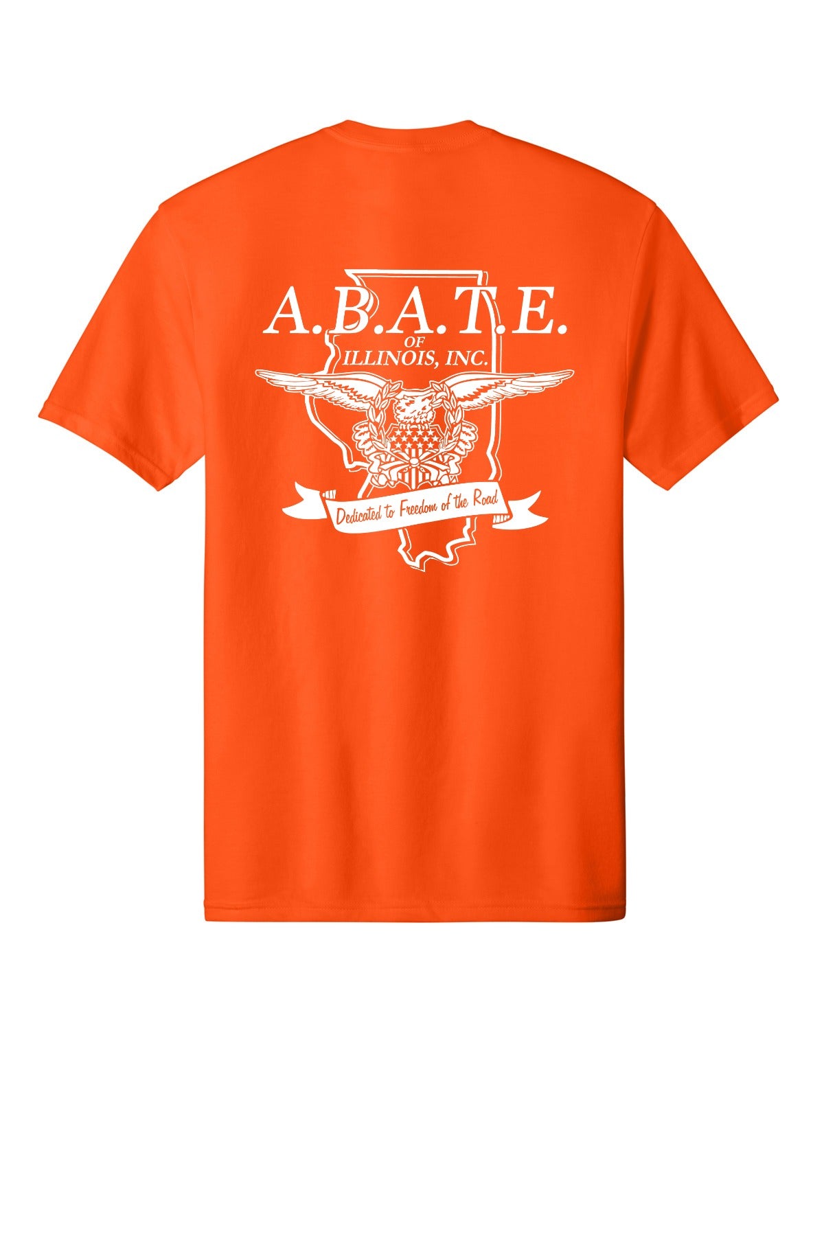Abate Design 01 District Perfect Blend CVC Tee DM108 S. Orange back