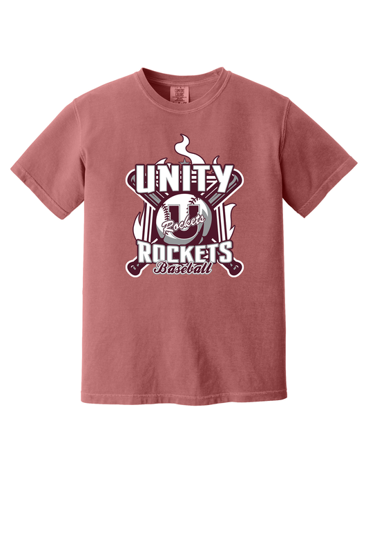 Unity - Baseball - Design 05 - T-shirt - Comfort Color 1717 - Crimson