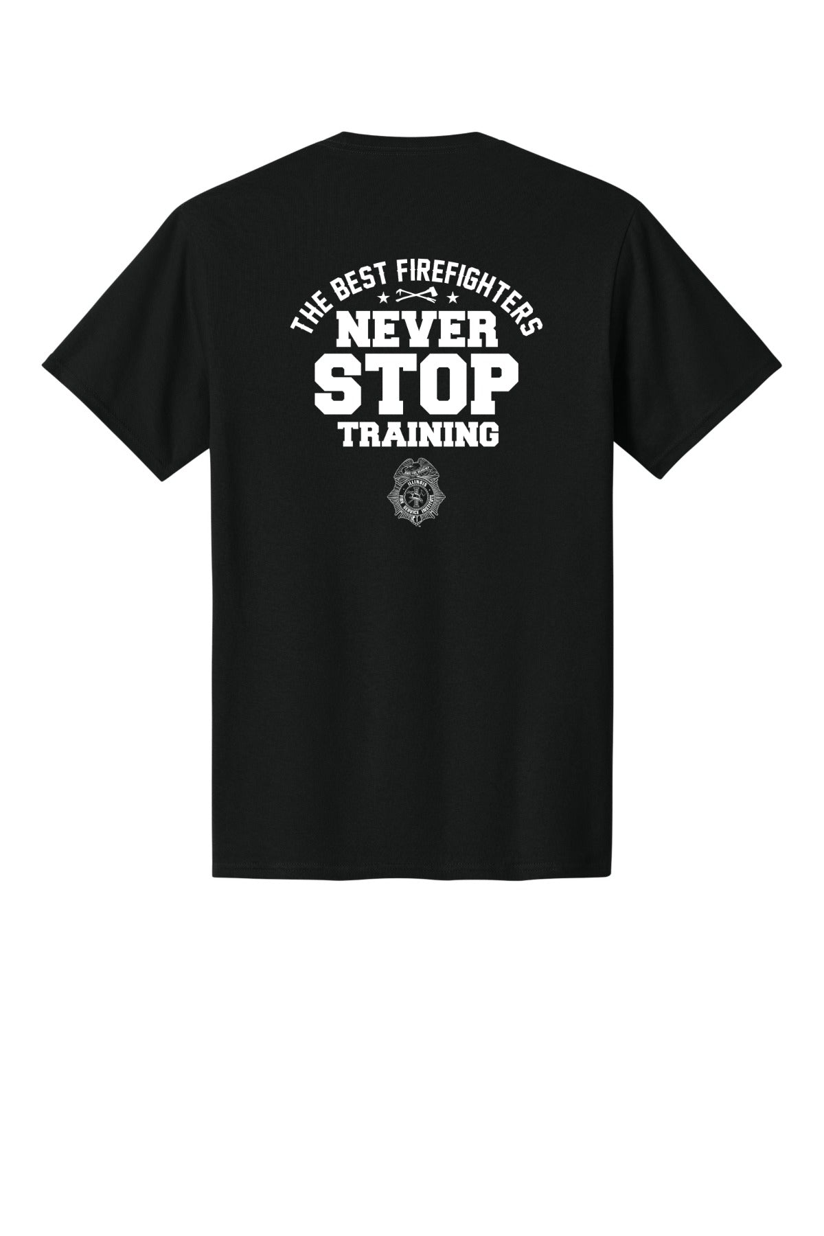 IFSI Webstore - Port & Company Core Cotton Tee - 2026 Never Stop Training - PC54 [Jet Black] Back