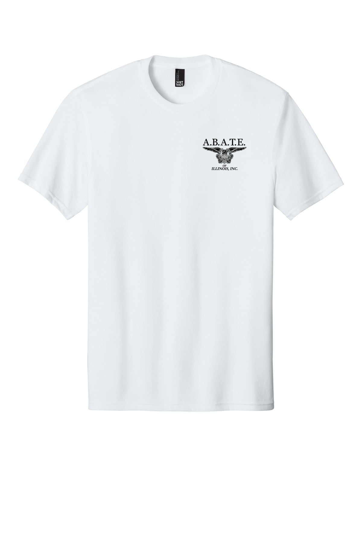 Abate Design 01 District Perfect Blend CVC Tee DM108 White front