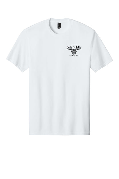 Abate Design 01 District Perfect Blend CVC Tee DM108 White front