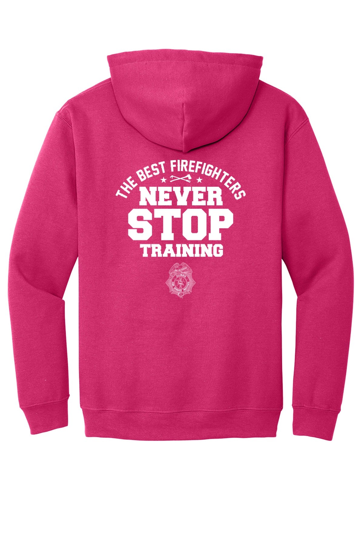 IFSI Webstore - Gildan Heavy Blend Hooded Sweatshirt - 2026 Never Stop Training - 18500 [Heliconia] Back
