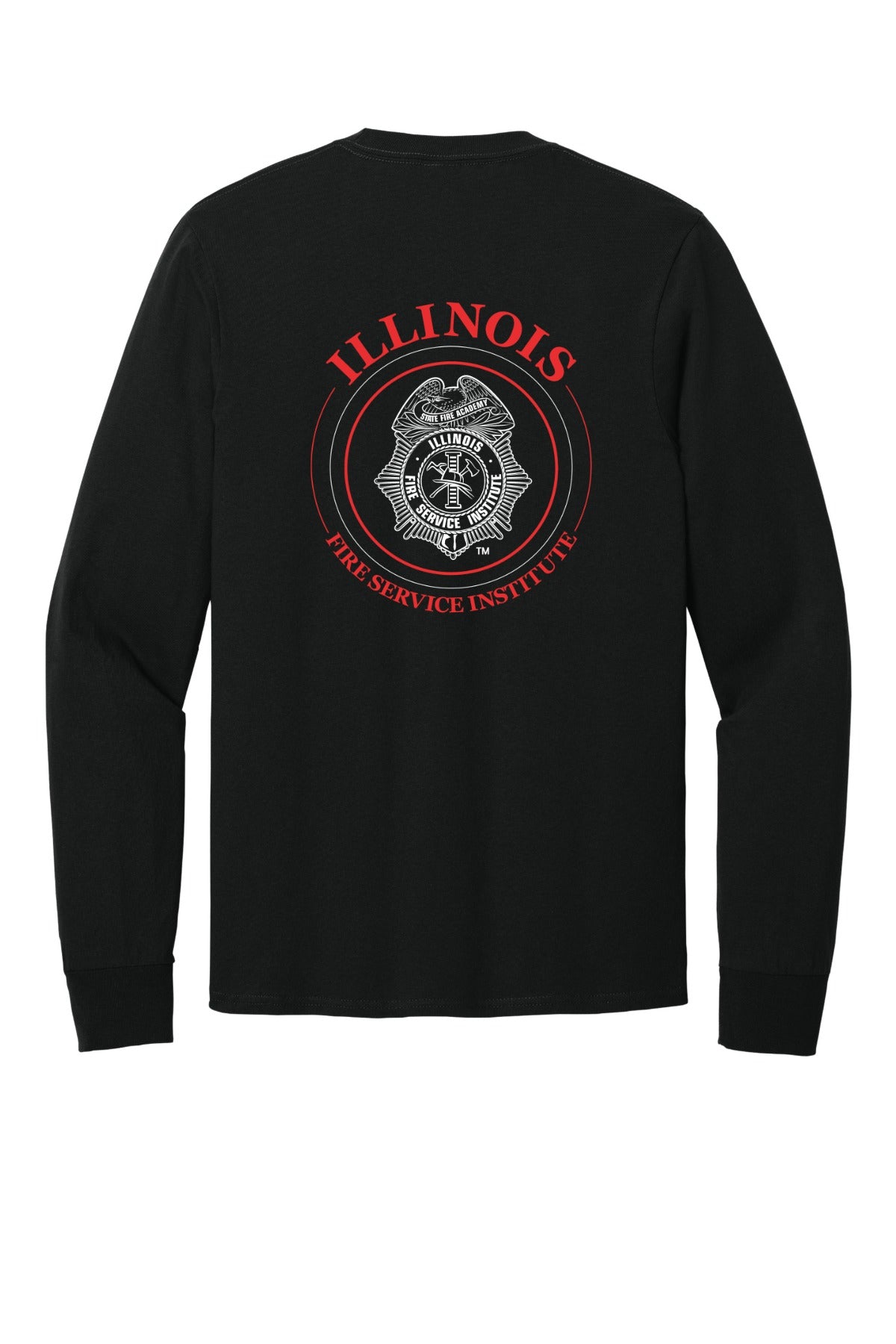 IFSI Webstore - Port & Company Long Sleeve Core Cotton Tee - 2023 Circle Back - PC54LS [Jet Black] Back