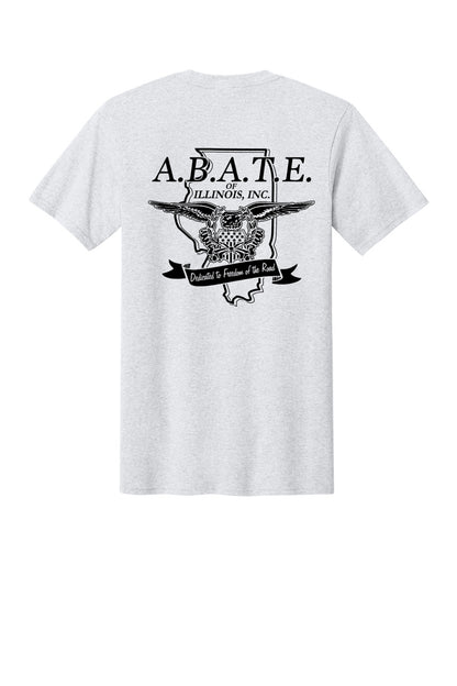 Abate Design 01 Pocket Tee Ash back