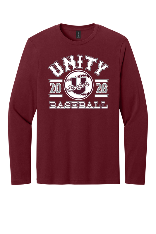 Unity - Baseball - Design 04 - Long Sleeve T - Gildan 64400 - Garnet