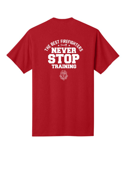 IFSI Webstore - Port & Company Core Cotton Tee - 2026 Never Stop Training - PC54 [Red] Back