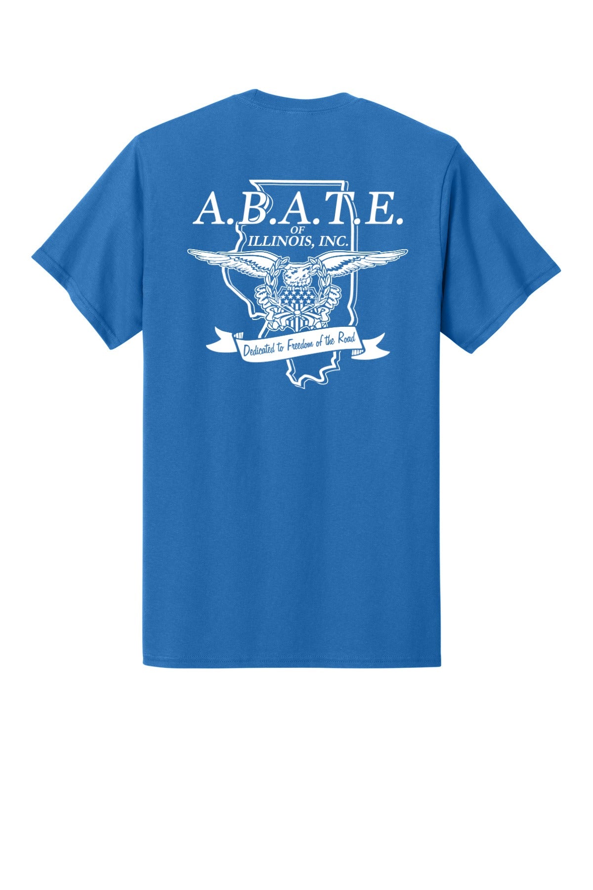 Abate Design 01 Pocket Tee Royal back
