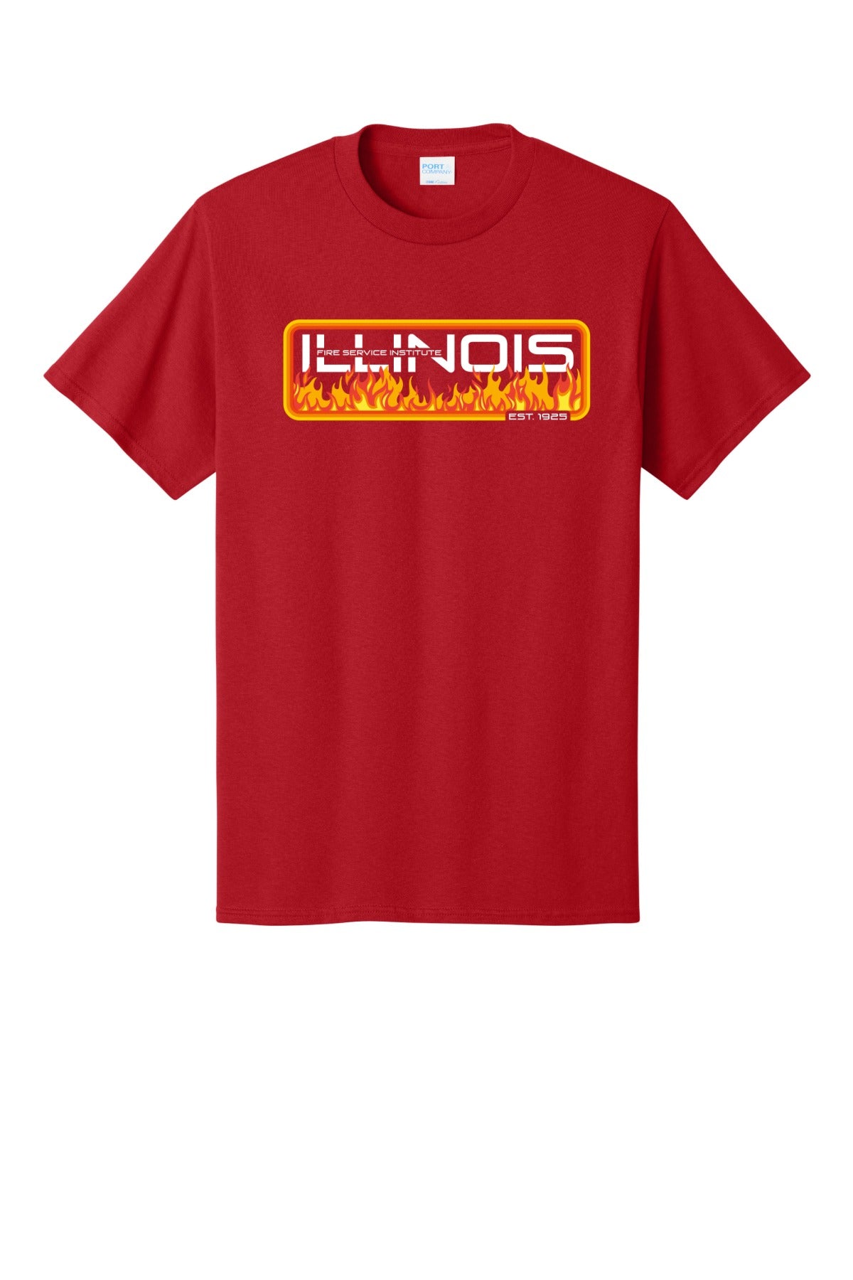 IFSI Webstore - Port & Company Core Cotton Tee - Fire Theme - PC54 [Red] Front