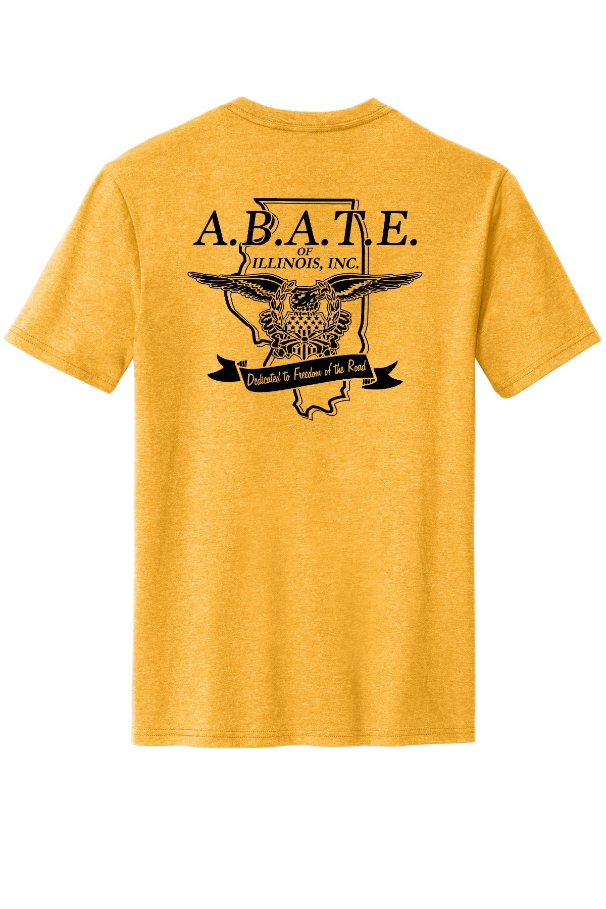 Abate Design 01 District Perfect Blend CVC Tee DM108 Gold Heather back