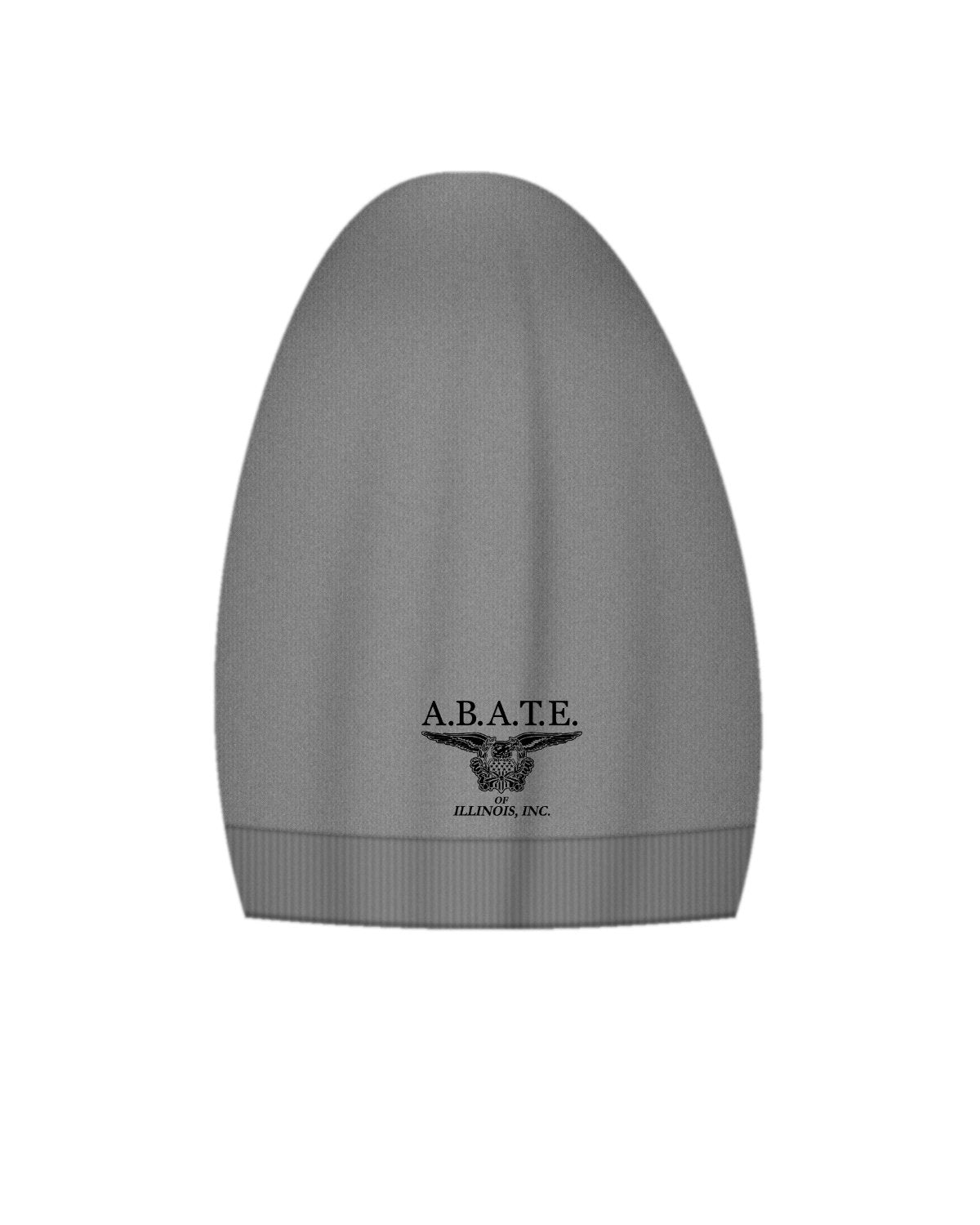Abate Design 01 District Slouch Beanie DT618 Light Grey Heather front