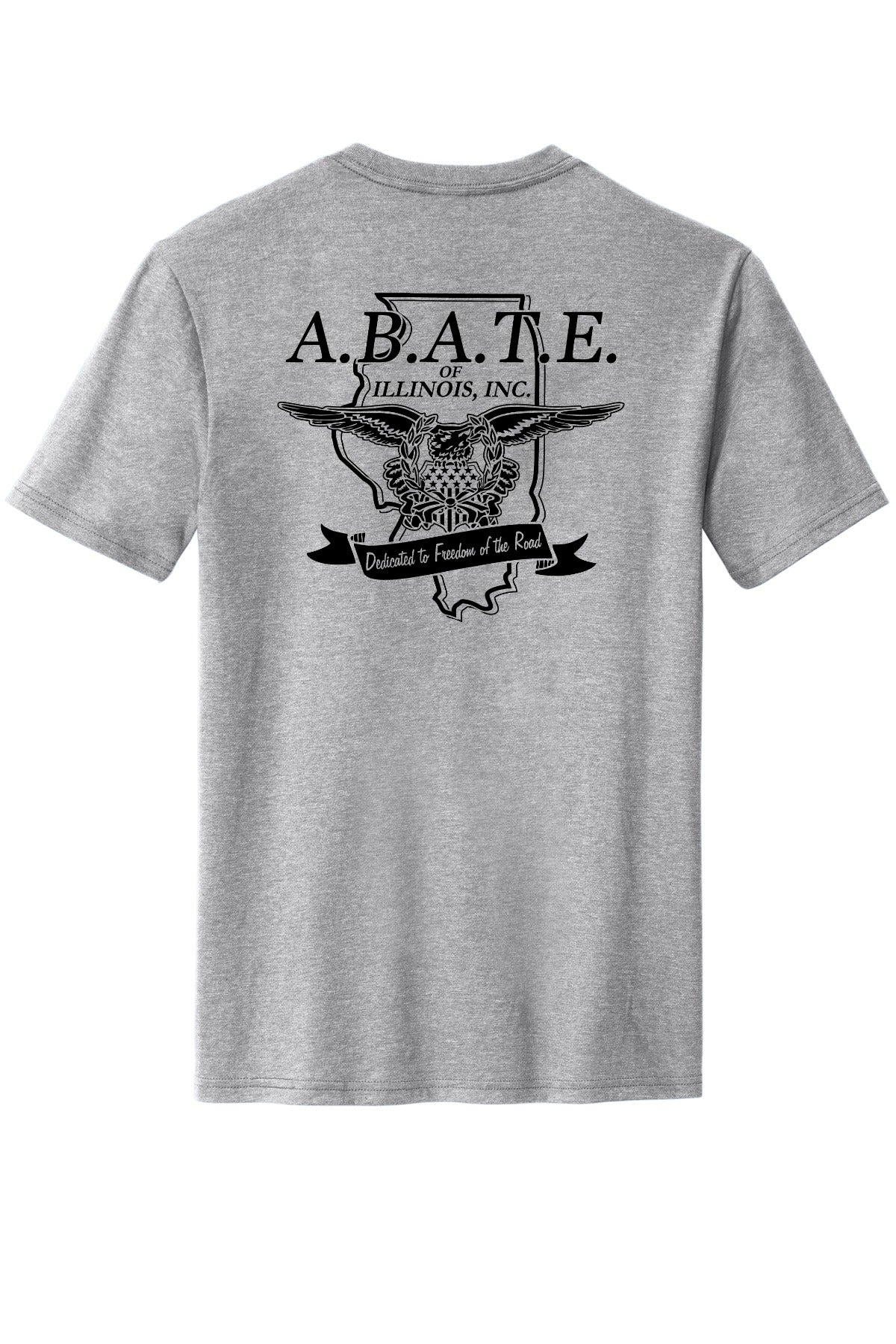 Abate Design 01 District Perfect Blend CVC Tee DM108 Light Heather Grey back